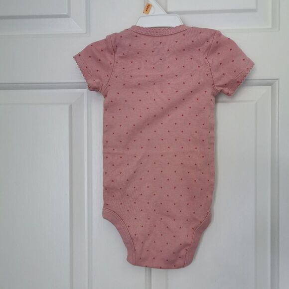 5/$10 child of mine by carters short sleeve onesie size 3-6 m - Picture 4 of 4
